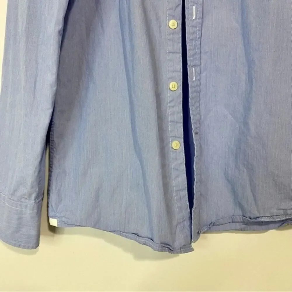American Eagle Outfitters Men’s Button Down Collared Shirt Blue Size XS EUC